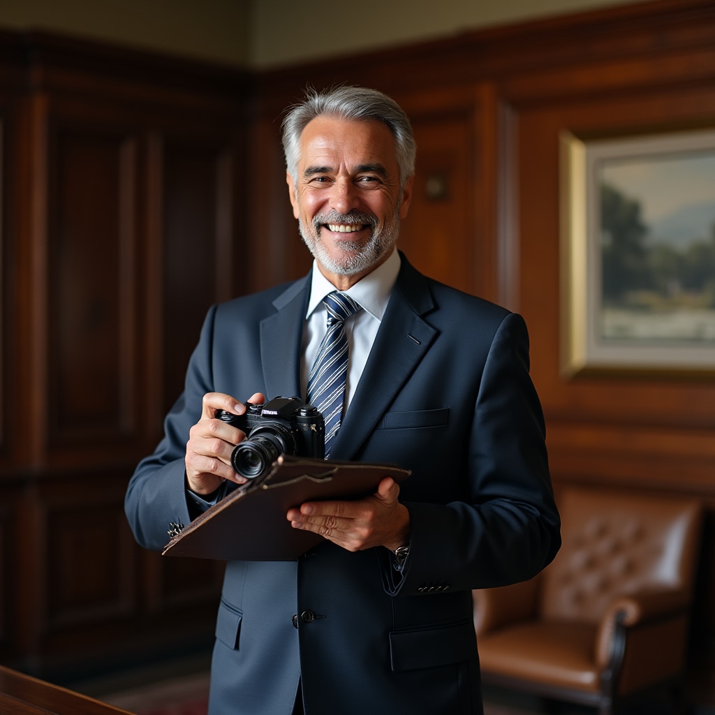 Professional documenting building conditions during detailed site inspection